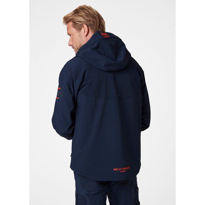 Helly Hansen Chelsea Evolution Hooded Softshell Jacket - 74140 - - Customisable Softshell Jacket