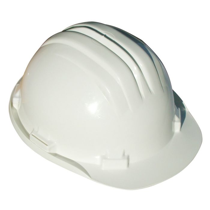 5-RG Safety Helmet with wheel ratchet - 5RG - white One Size - Customisable Helmets