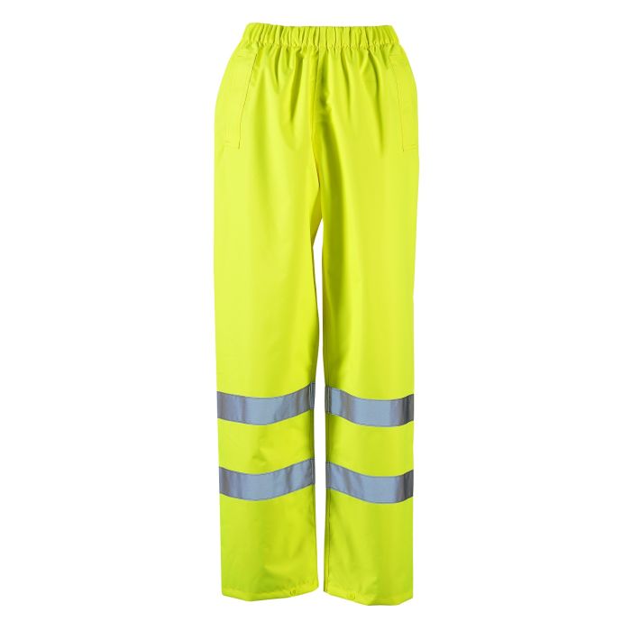 Supertouch - Ladies Hi Vis Yellow Dua Over-Trouser - HV312 - - Customisable Trousers