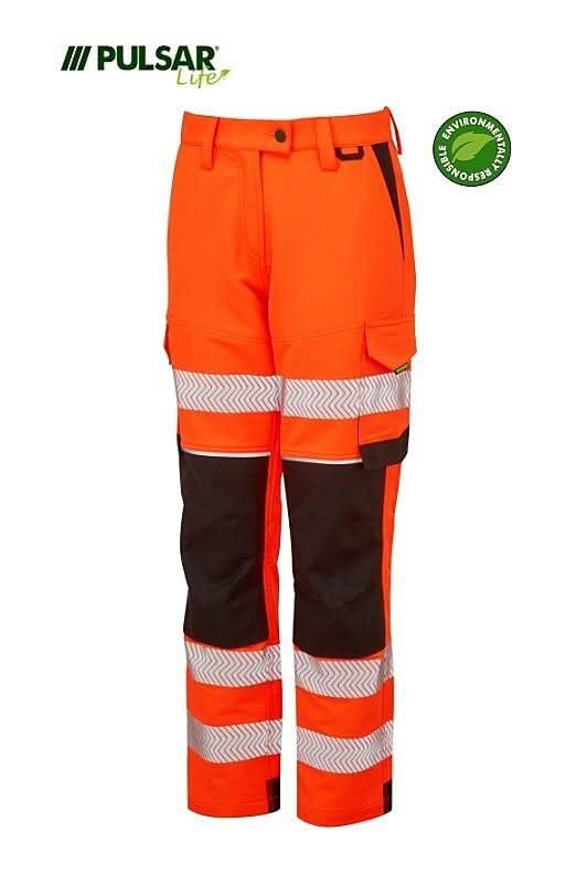 Pulsar LIFE GRS Mens Stretch Combat Trousers LFE922 - Orange - Customisable Trousers