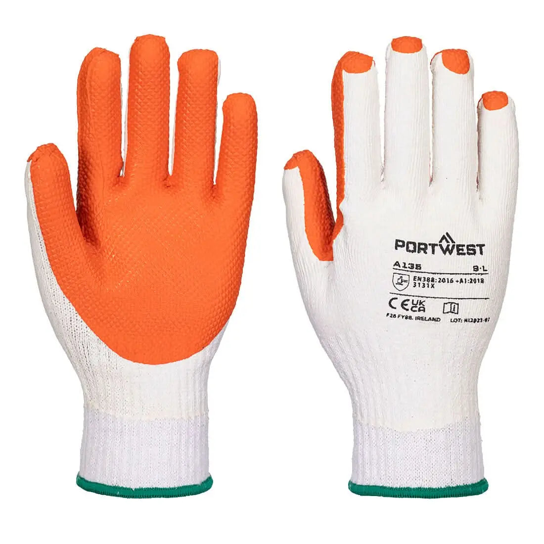 Tough Grip Glove A135 {Discontinued} - Yellow Orange XXL - Customisable Grip Gloves