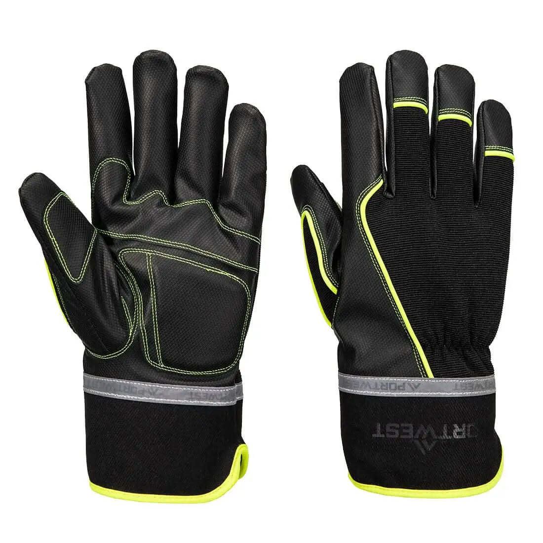 Cold 450 Pu Waterproof Mechanical Glove A753 - Black - Customisable Cold Protection Gloves