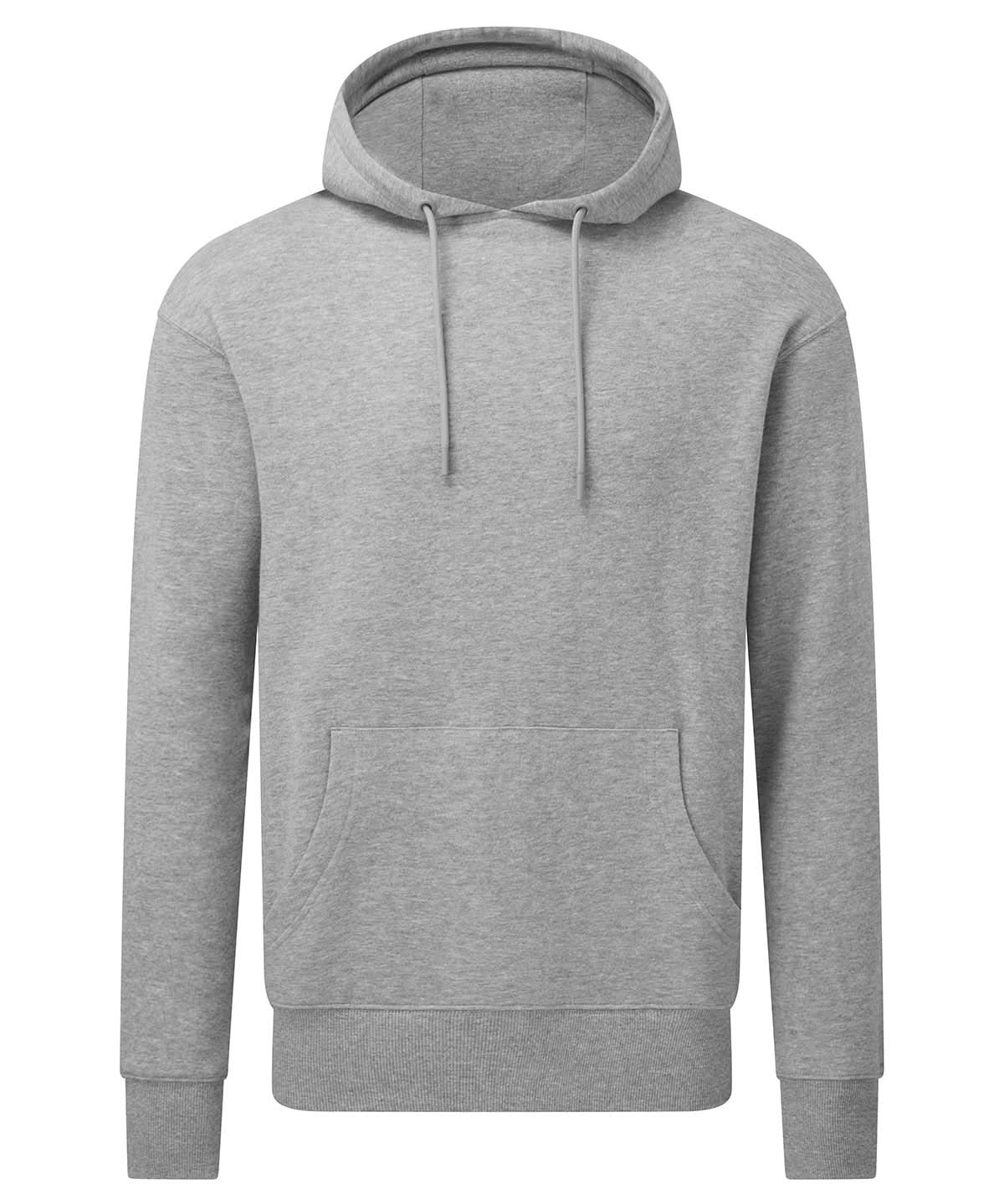 Anthem unisex hoodie AM006 - Grey Marl - Customisable Hoodies