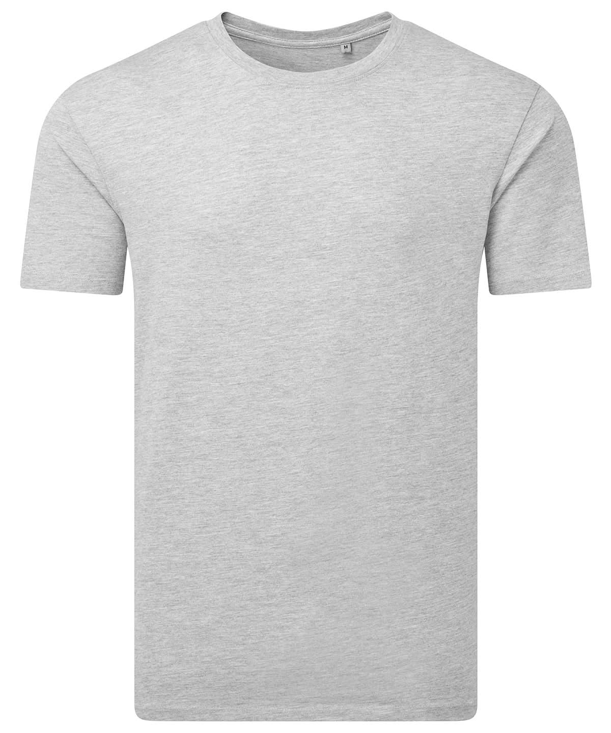 Anthem midweight t shirt AM012 - Grey Marl - Customisable T-Shirts