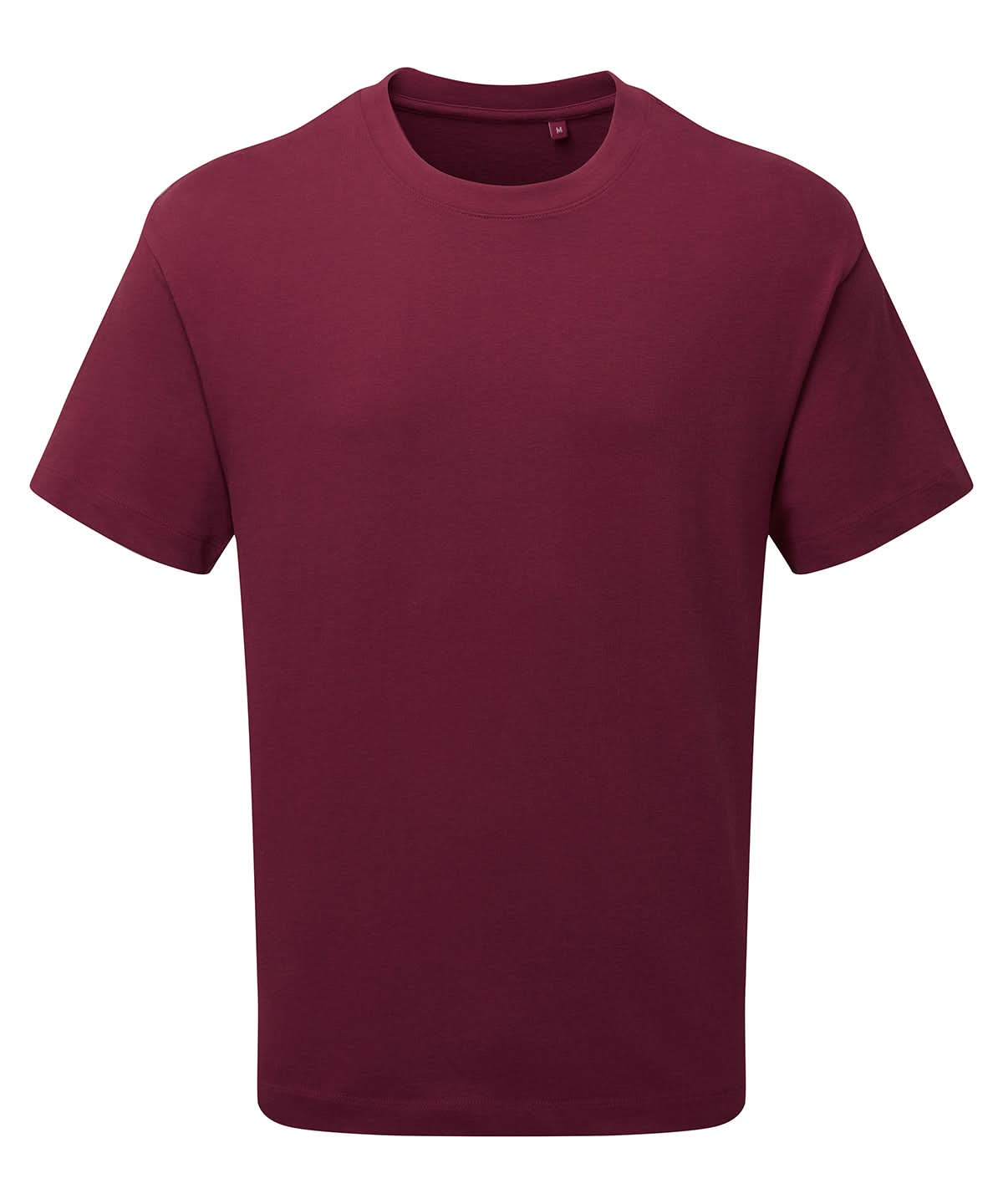 Anthem heavyweight t shirt AM015 - Burgundy - Customisable T-Shirts