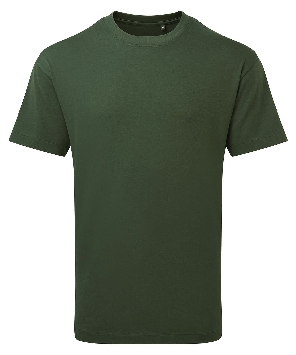 Anthem heavyweight t shirt AM015 - Forest Green - Customisable T-Shirts