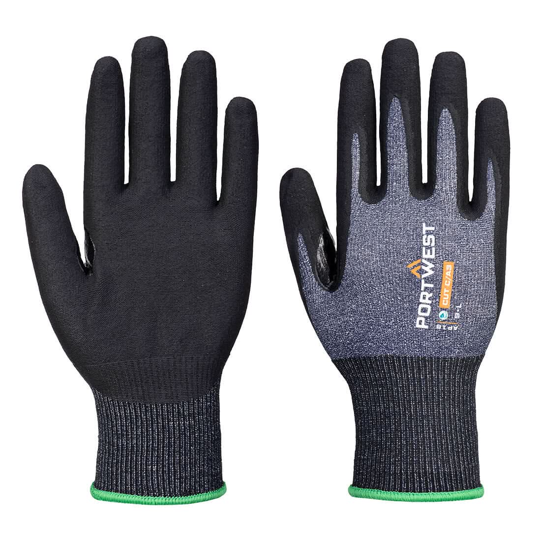 Portwest Sg Cut C15 Eco Nitrile Glove Pk12 AP18 - Blue Black - Customisable Hand Protection