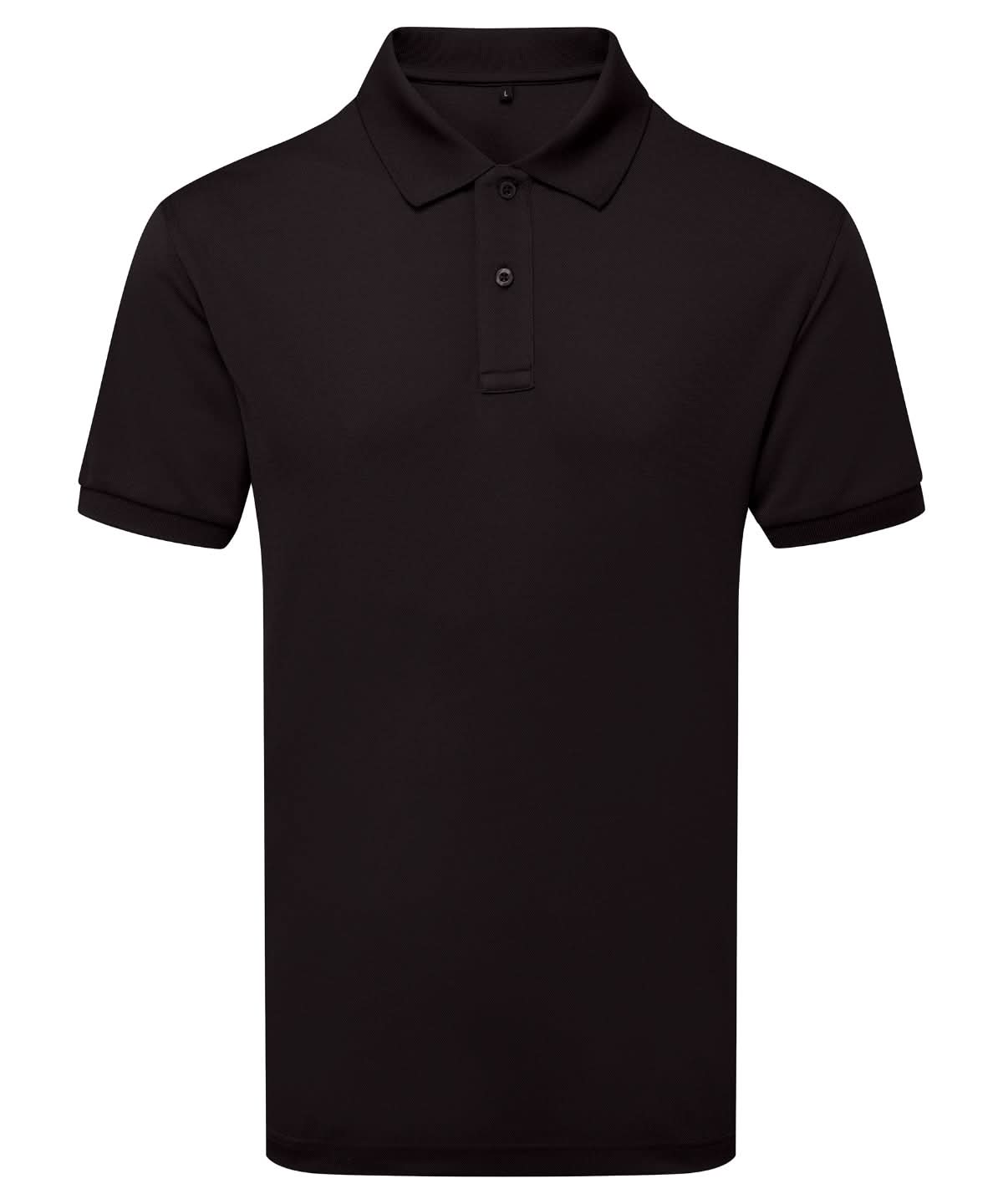 Asquith & Fox Mens GlacierTech polo AQ002 - Black - Customisable Polos