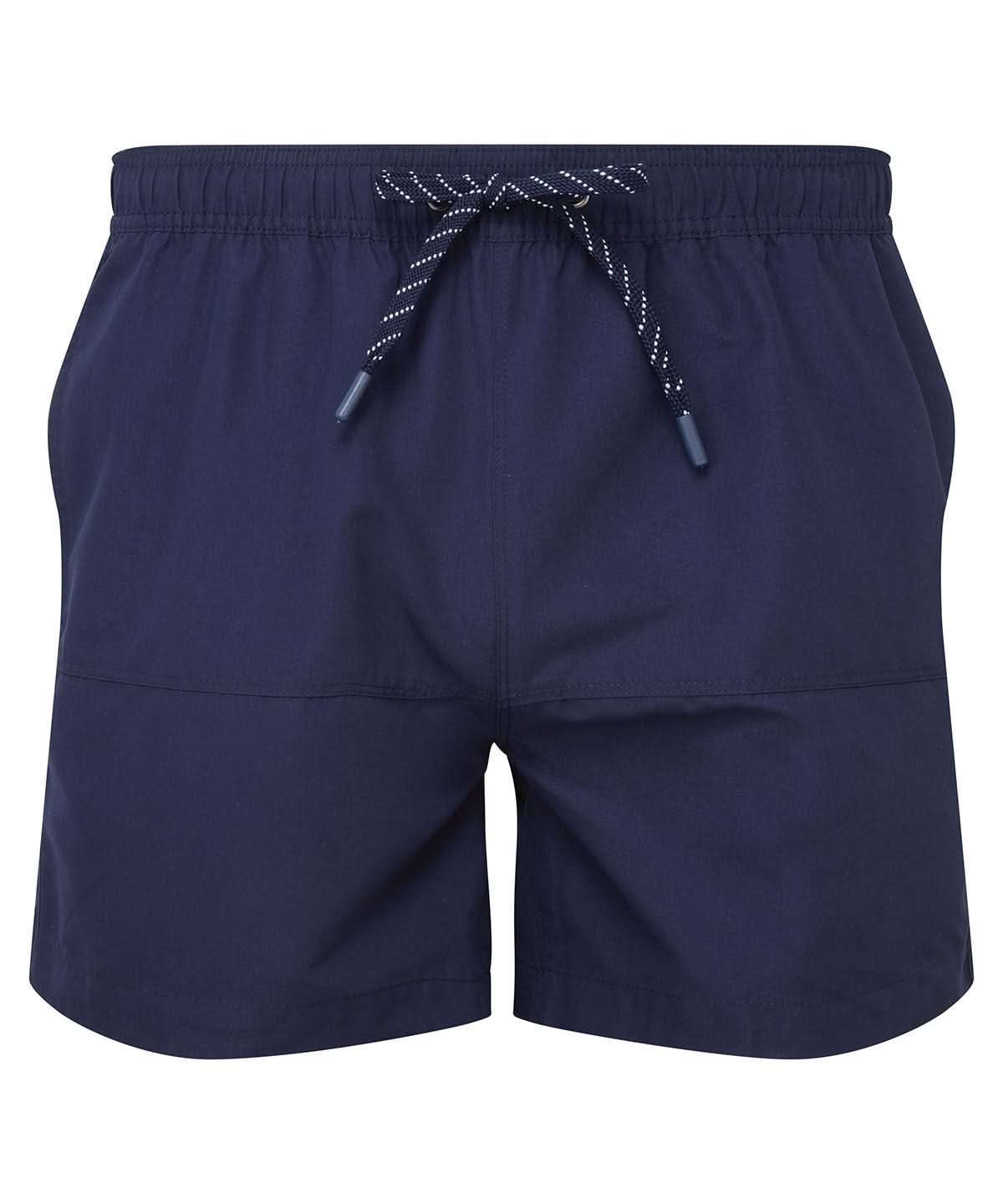 Asquith & Fox Block colour swim shorts AQ056 - Navy - Customisable Shorts