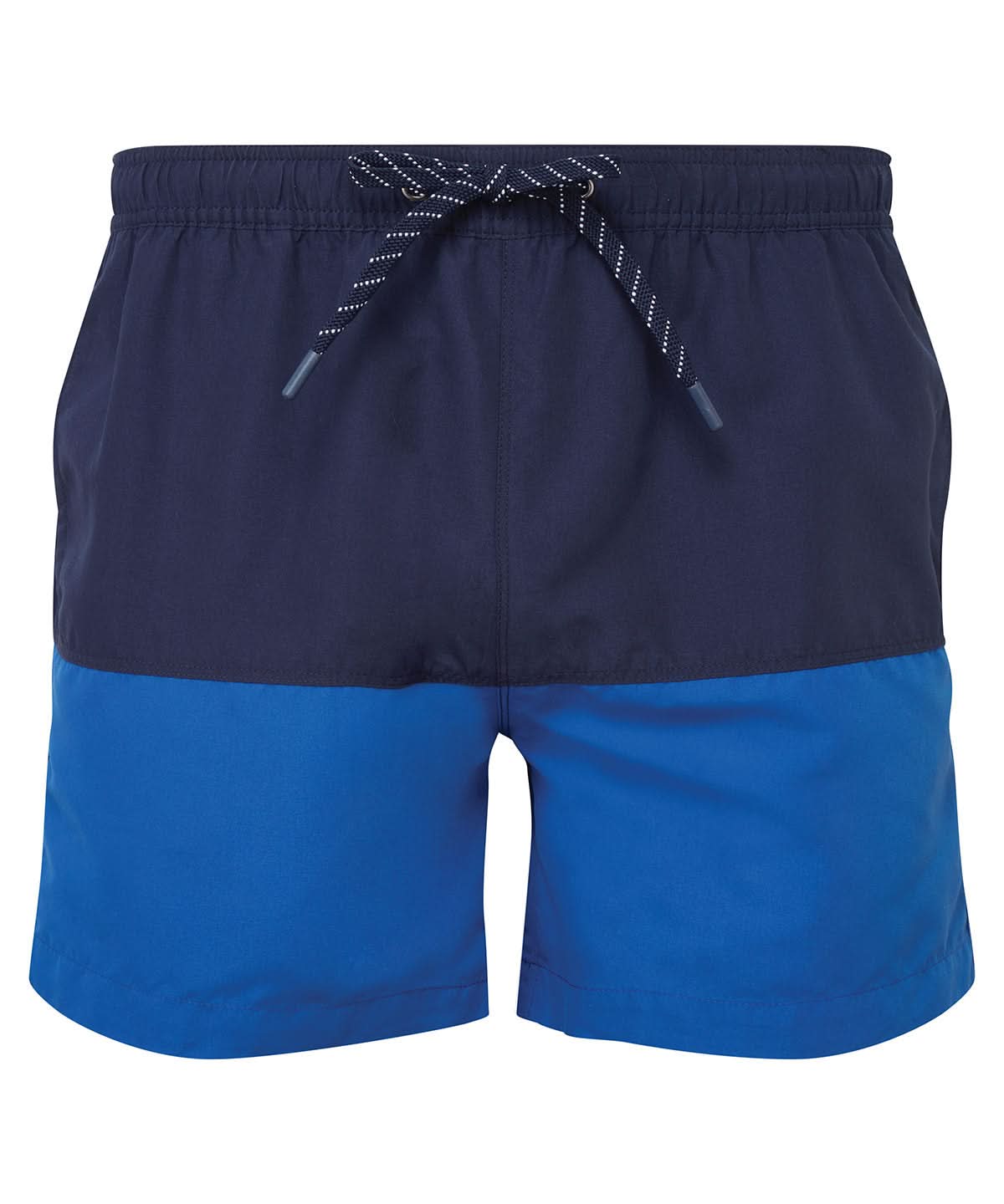 Asquith & Fox Block colour swim shorts AQ056 - Navy Royal - Customisable Shorts
