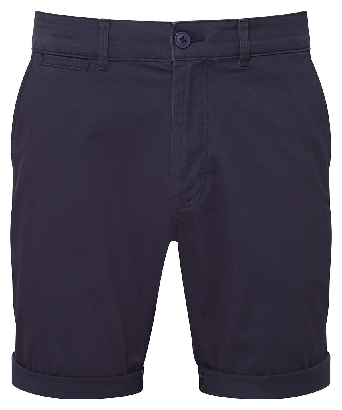 Asquith & Fox Mens lightweight chino shorts AQ058 - Navy - Customisable Shorts