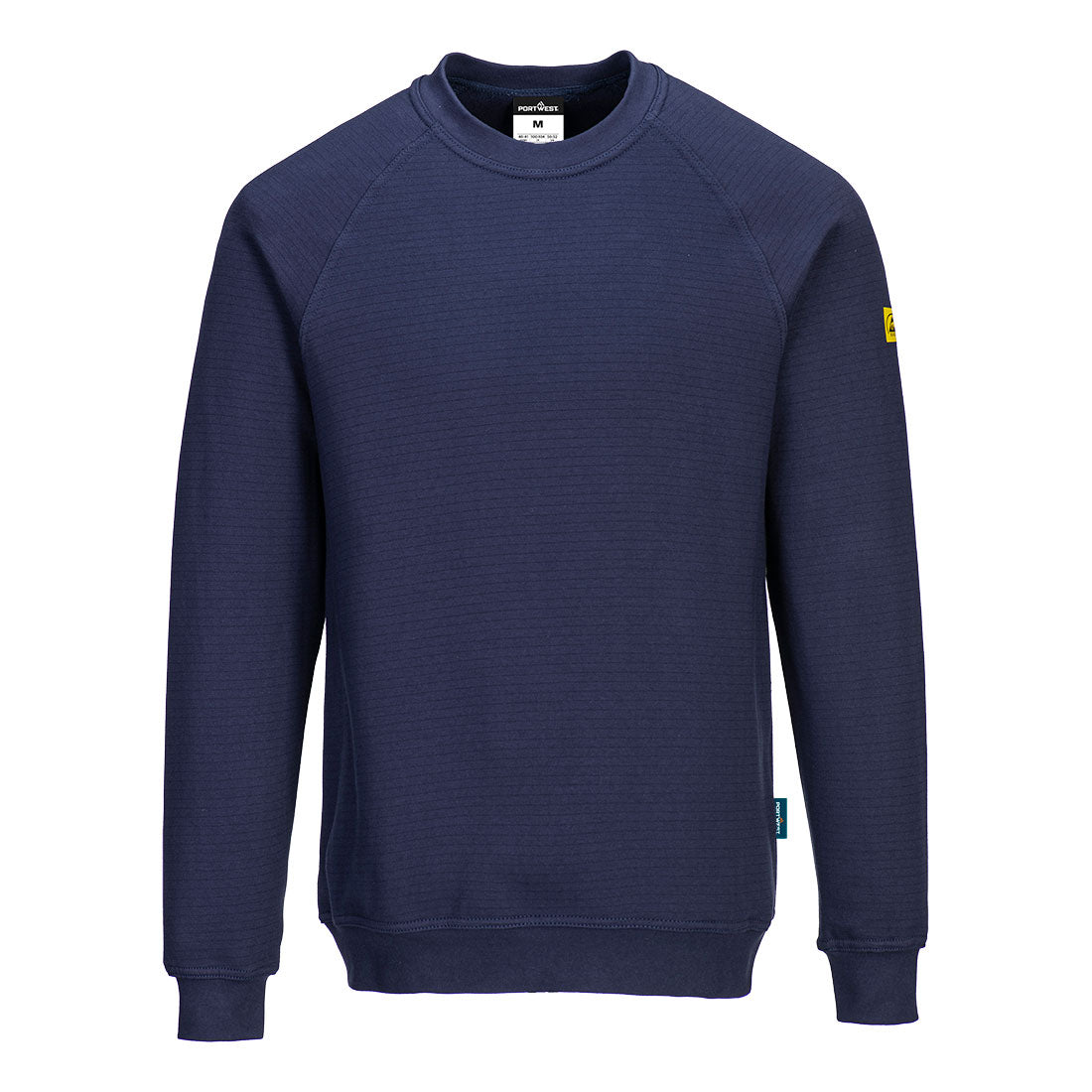 Portwest Anti-Static ESD Sweatshirt as24 - Navy - Customisable Sweatshirts