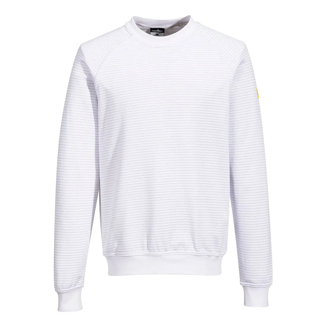 Anti Static Esd Sweatshirt As24 - White - Customisable Sweatshirts