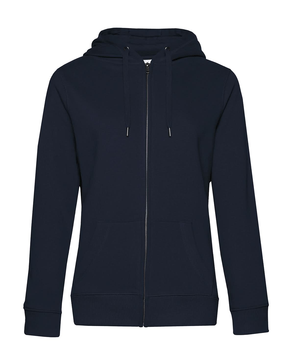 B&C Collection Queen zipped hooded B012F - Navy - Customisable Hoodies