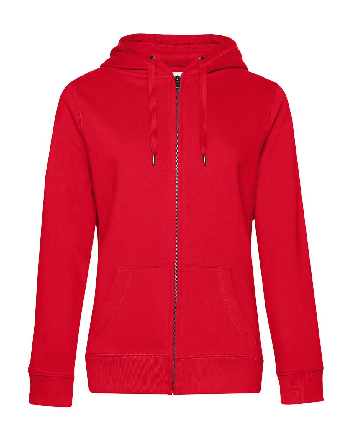 B&C Collection Queen zipped hooded B012F - Red - Customisable Hoodies