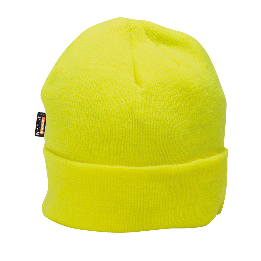 Portwest Insulated Knit Beanie - B013 - Yellow O S - Customisable Hats