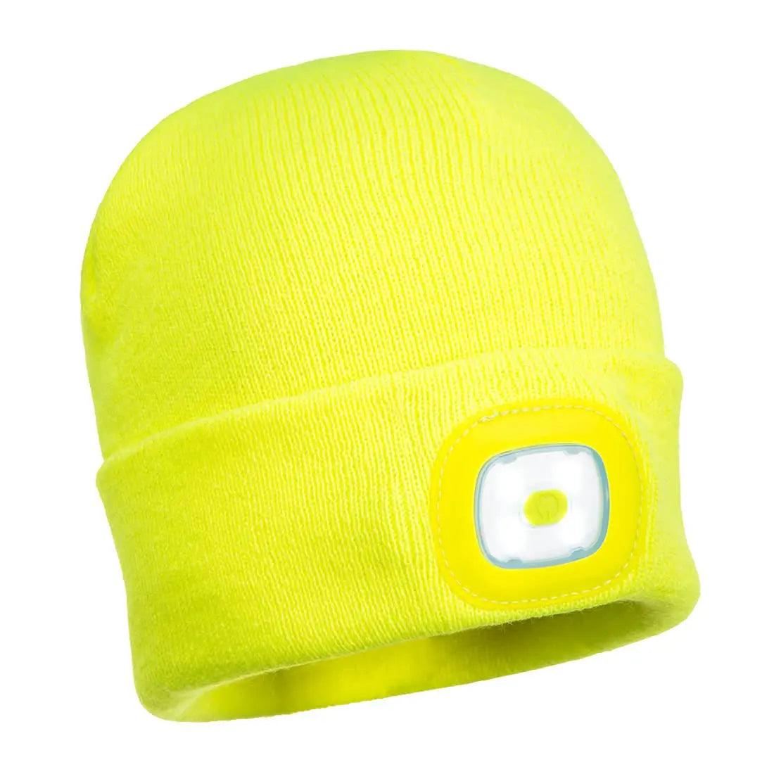 Rechargeable Led Beanie B029 - Yellow - Customisable Lighting
