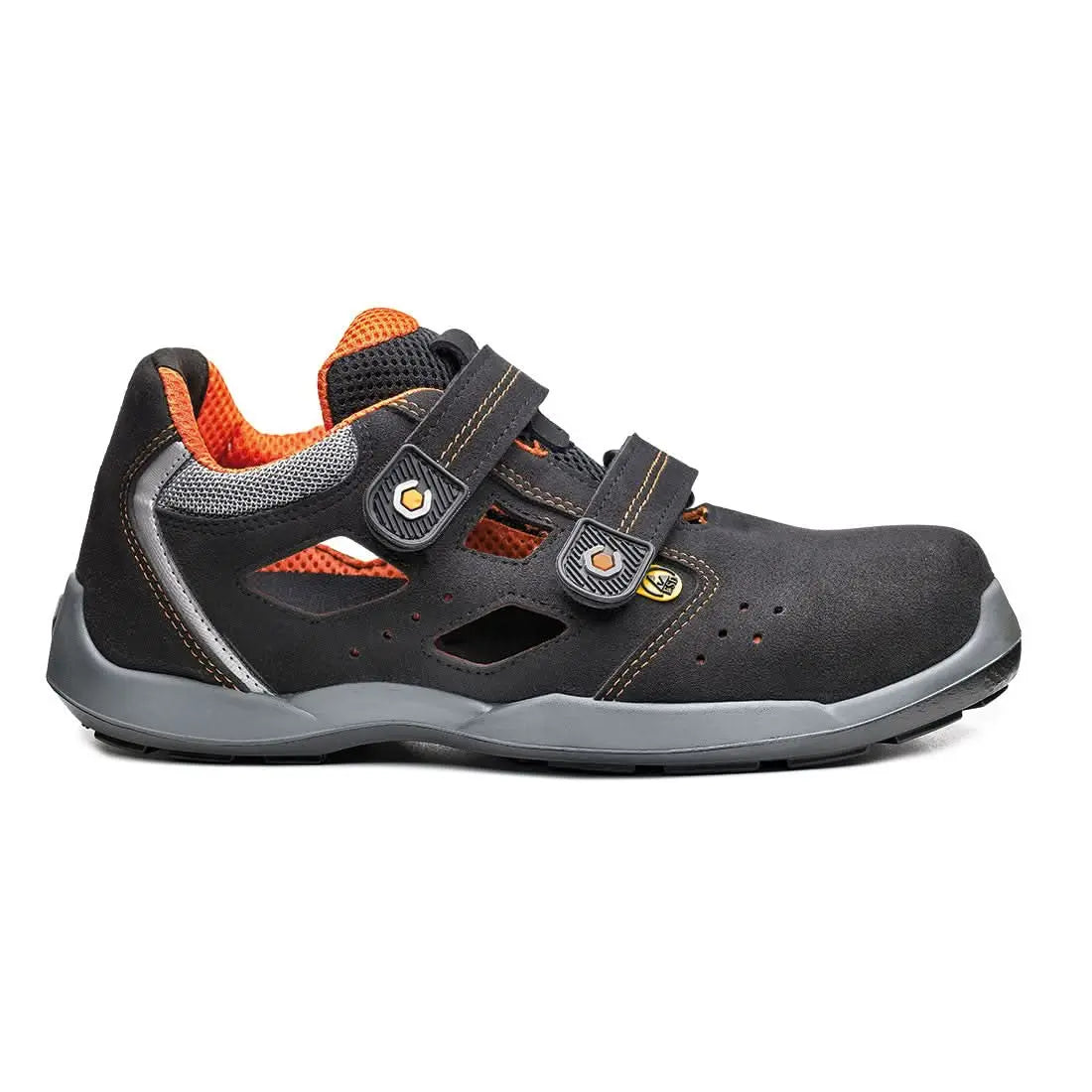 Judo S1 P Esd Src B0698 - Black Orange - Customisable Shoes