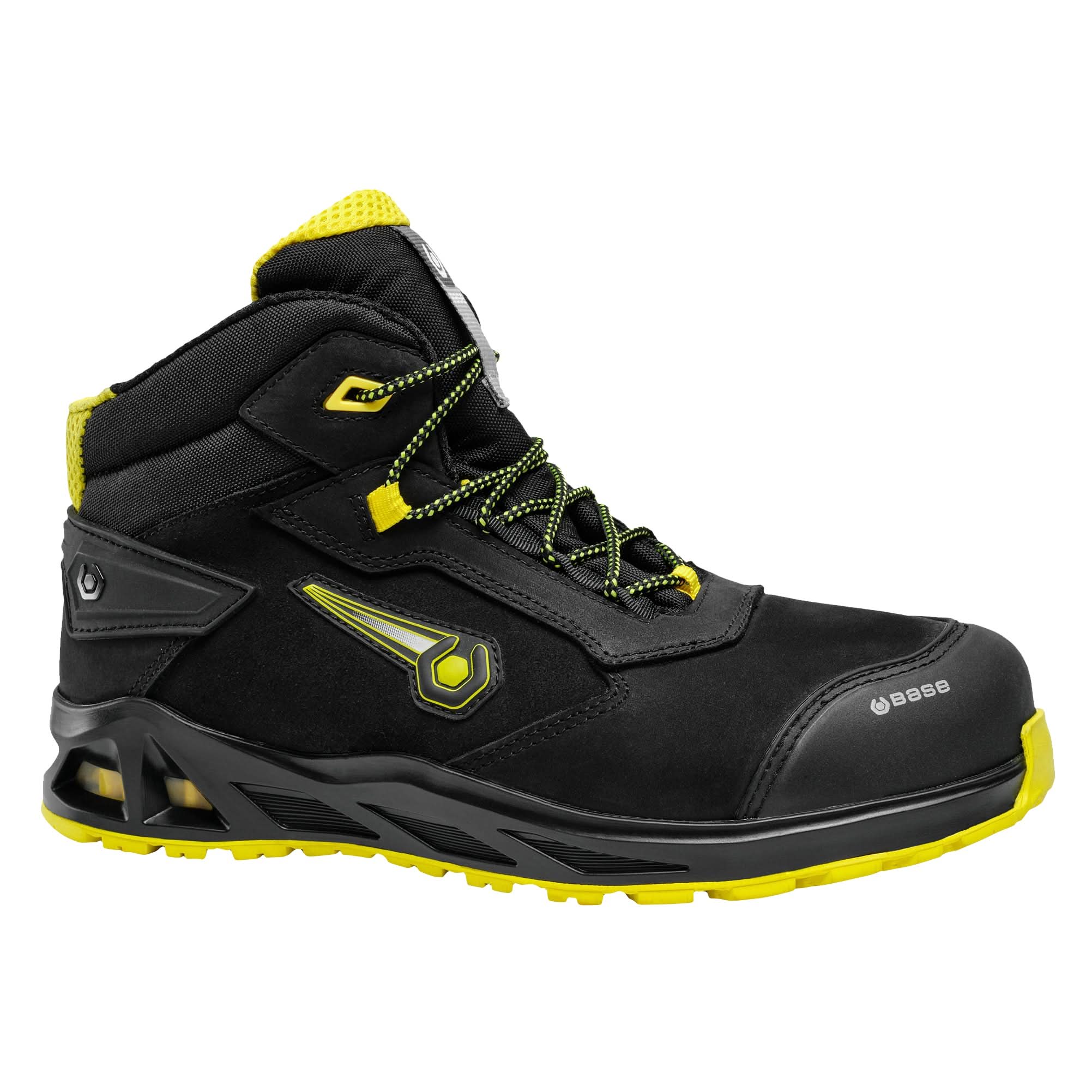 Portwest K Hurry Top BootK Boogie Top Boot HRO FO SR - Black Yellow - Customisable Footwear