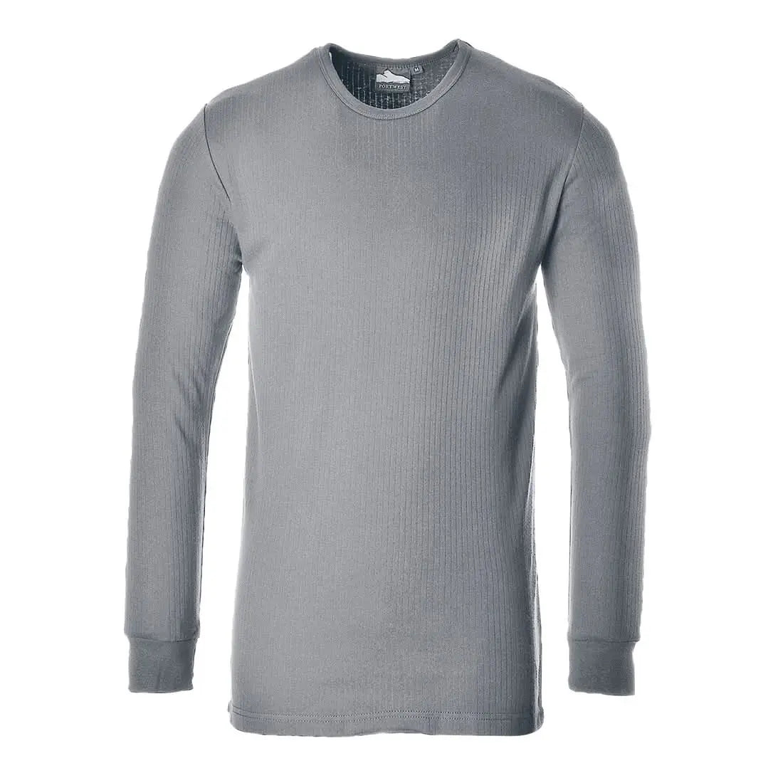 Thermal T Shirt Long Sleeve B123 - Grey - Customisable Base Layers