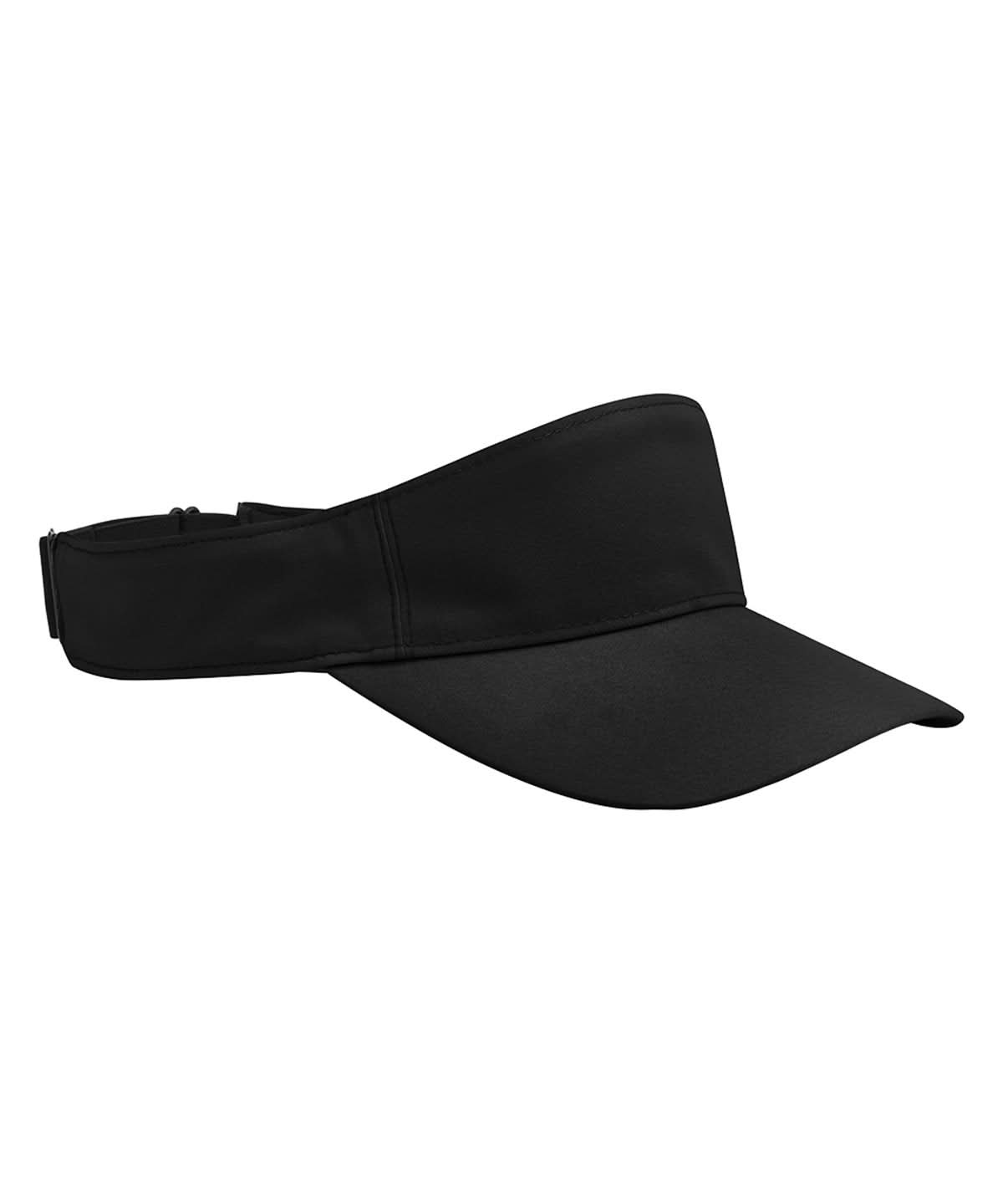Beechfield Multi sports performance visor B174R - Black One size - Customisable Caps