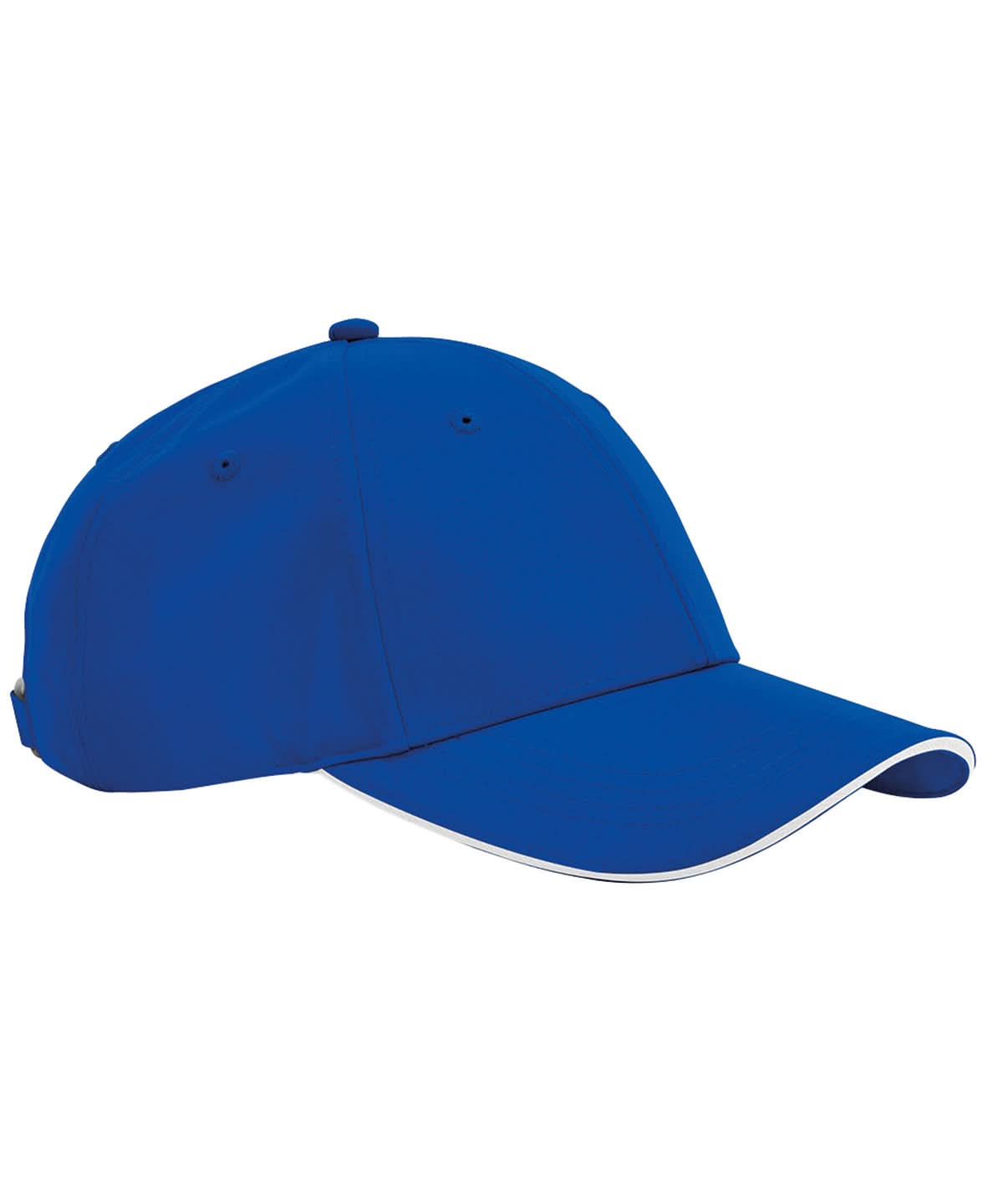 Beechfield Team sports tech cap B195R - Bright Royal White One size - Customisable Caps