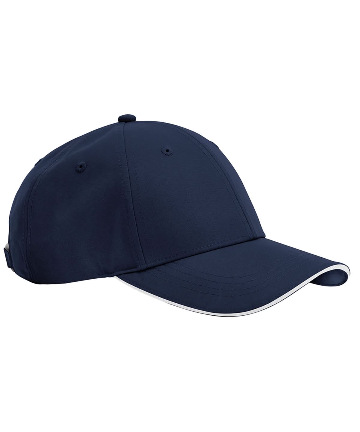 Beechfield Team sports tech cap B195R - French Navy White One size - Customisable Caps