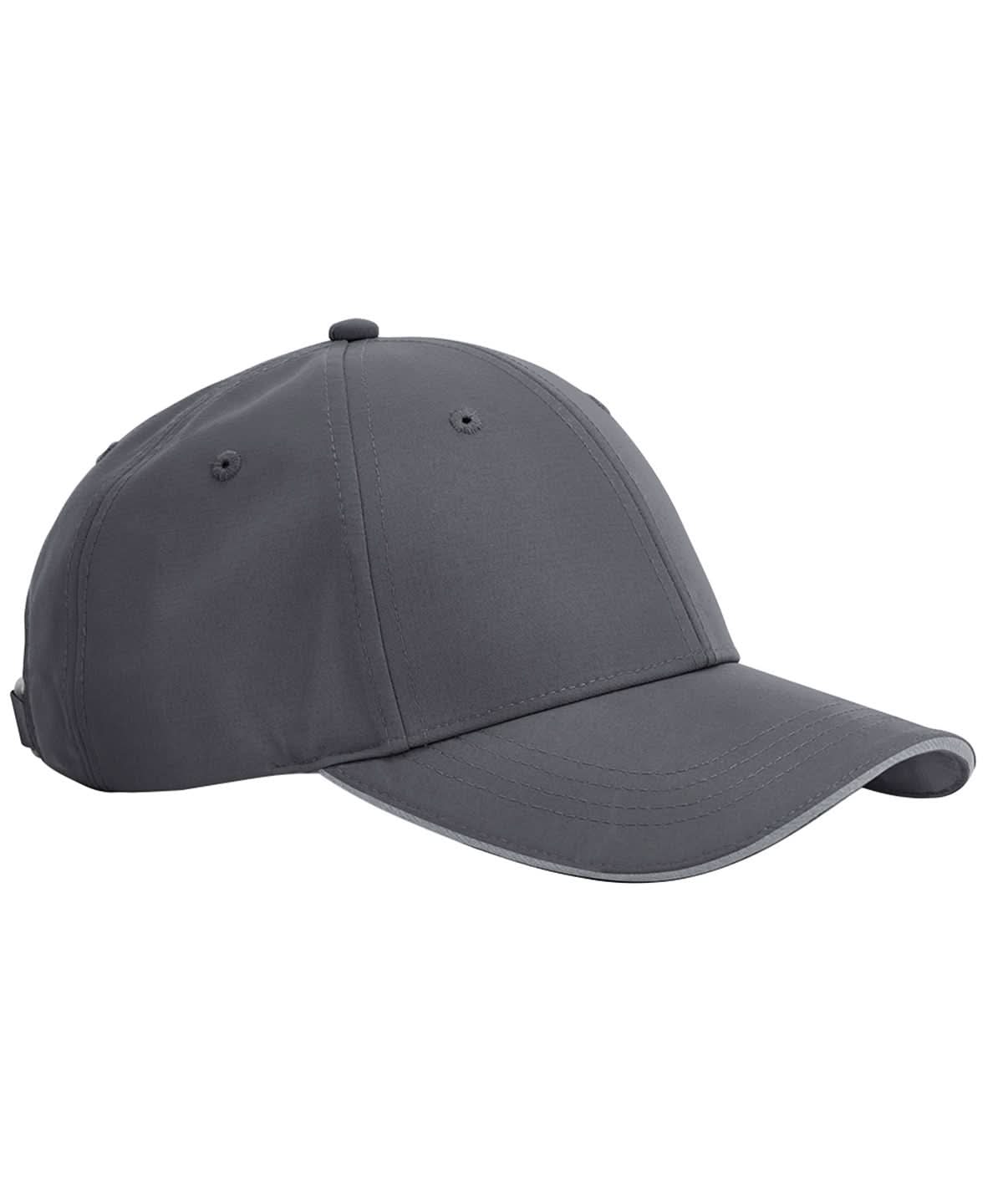 Beechfield Team sports tech cap B195R - Graphite Grey Light Grey One size - Customisable Caps