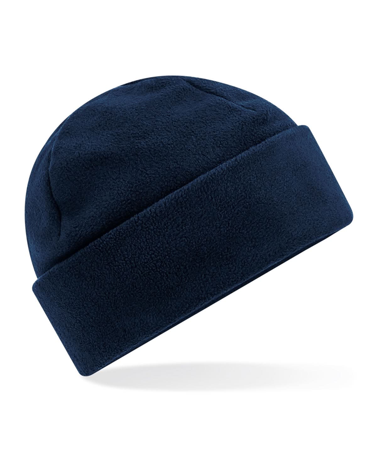 Beechfield Recycled fleece cuffed beanie B243R - French Navy One size - Customisable Beanies