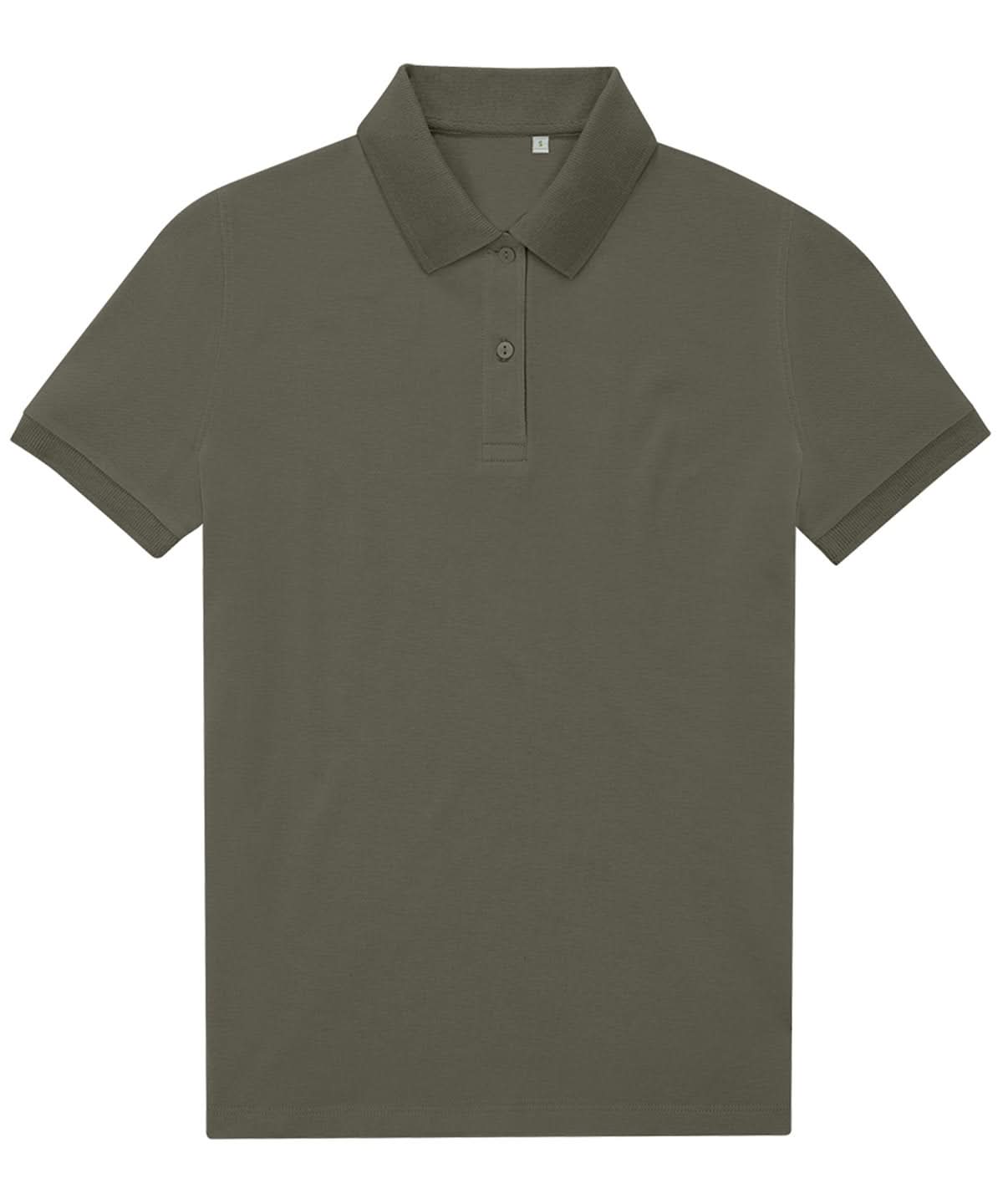 B&C Collection My Eco Polo 6535 Women Camo Green B265F - Camo Green - Customisable Polos