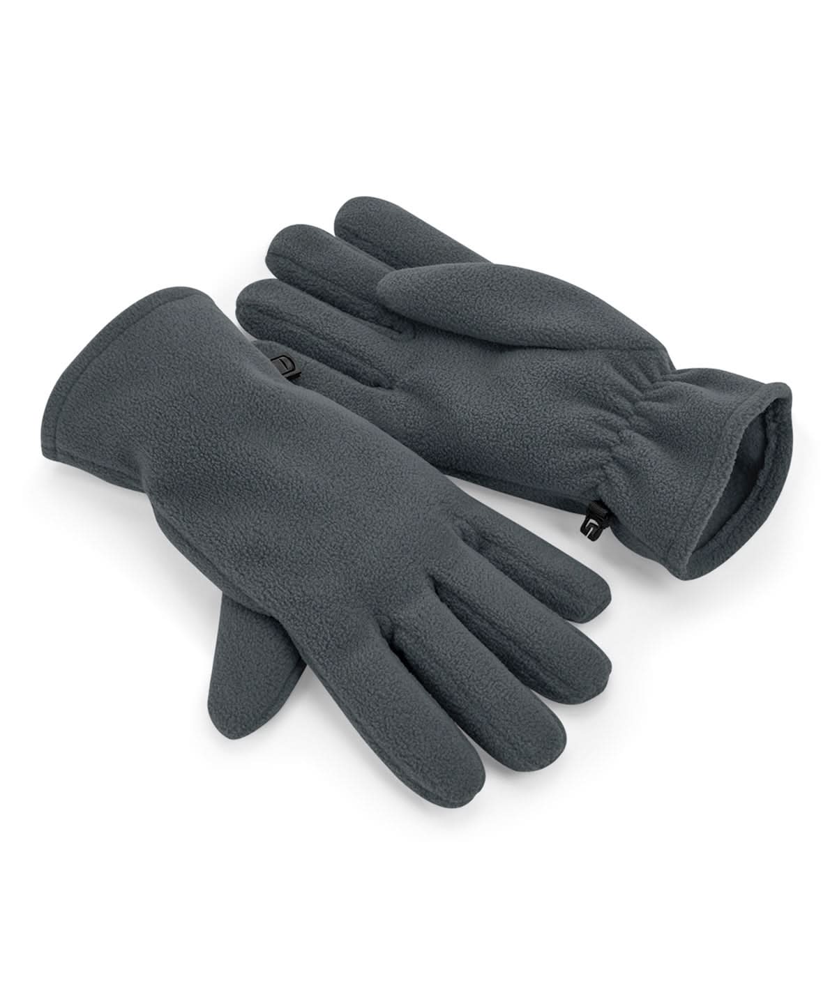 Beechfield Recycled fleece gloves B298R - Steel Grey - Customisable Gloves