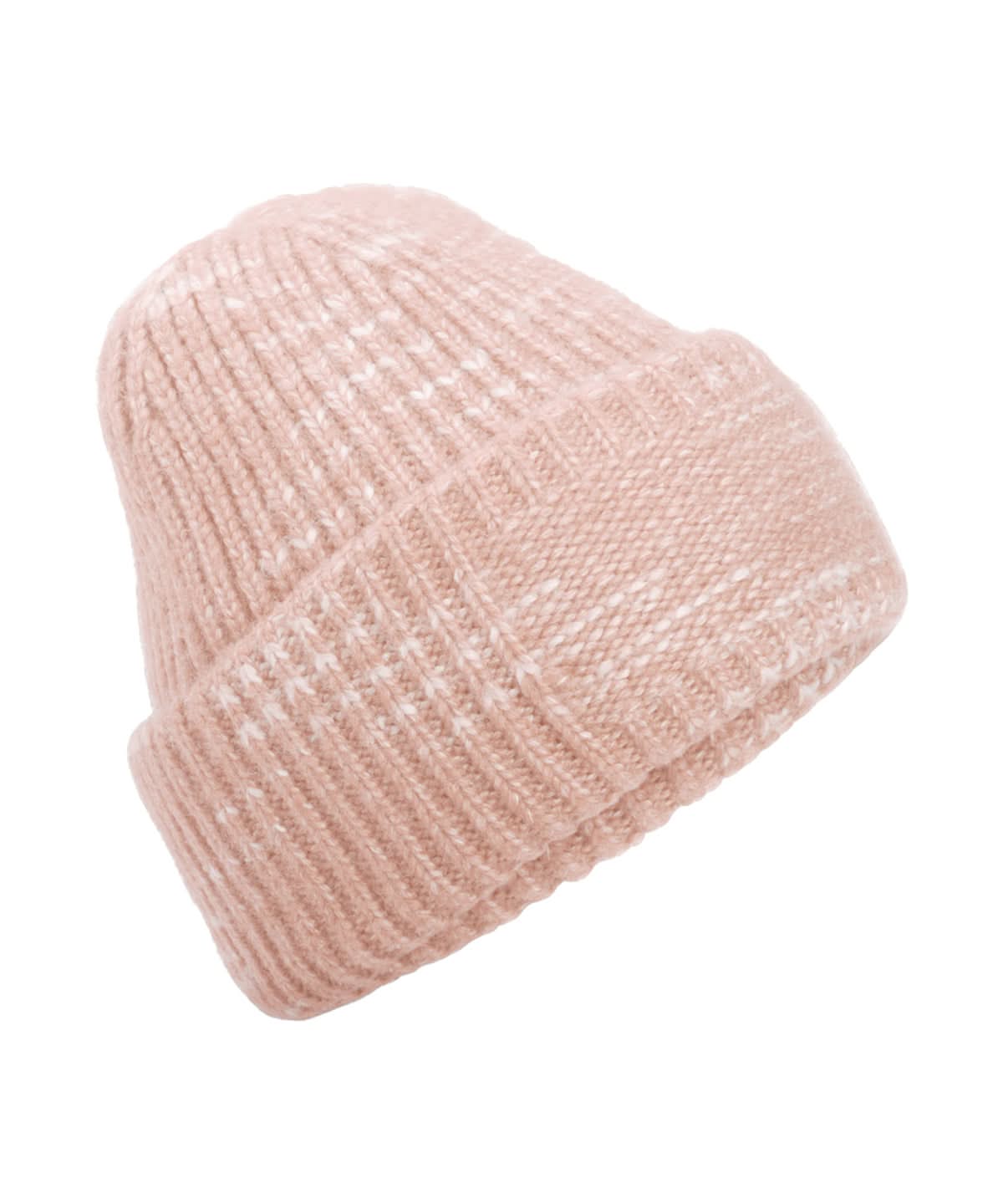 Beechfield Chunky knit reverse patch beanie B330R - Strawberry Haze One size - Customisable Beanies