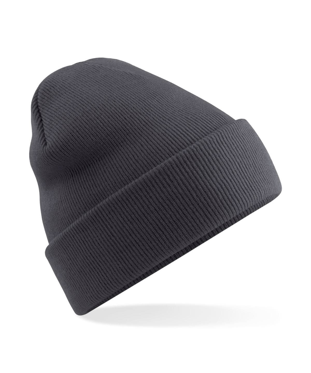 Beechfield Polylana original cuffed beanie B375R - Graphite Grey One size - Customisable Beanies