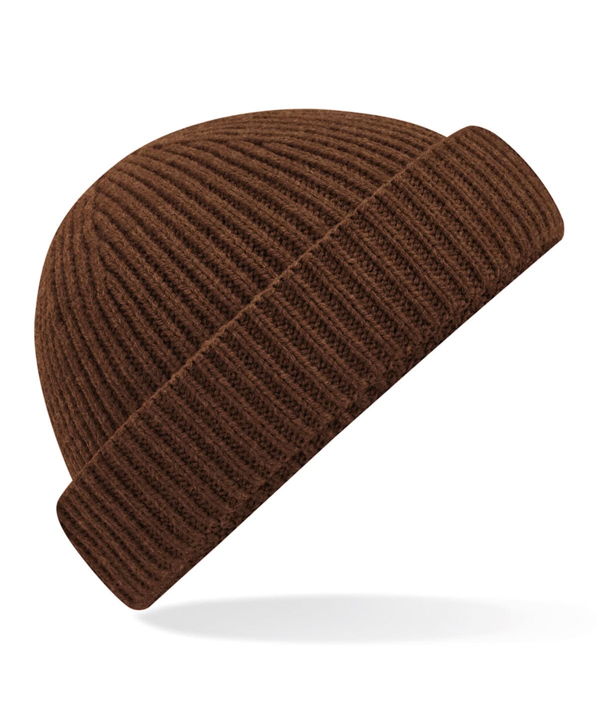 Beechfield Harbour beanie B383R - Walnut One size - Customisable Beanies