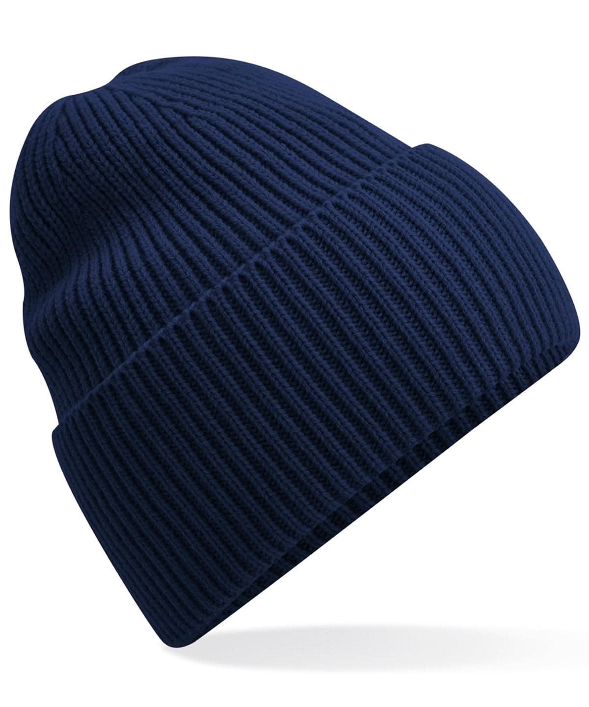 Beechfield Oversized cuffed beanie B384R - Oxford Navy One size - Customisable Beanies