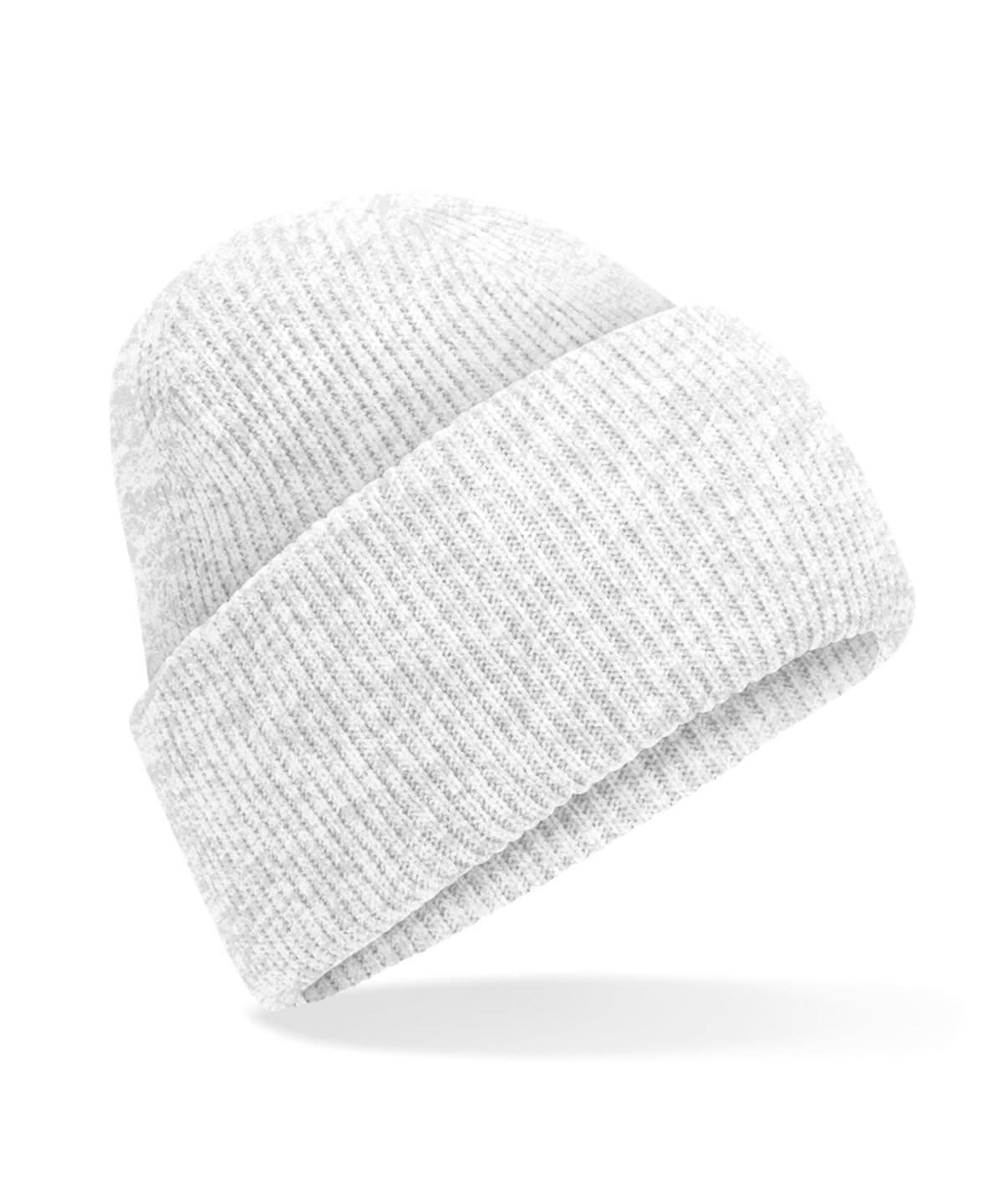 Beechfield Classic engineered deep cuffed beanie B385R - Cloud Grey One size - Customisable Beanies