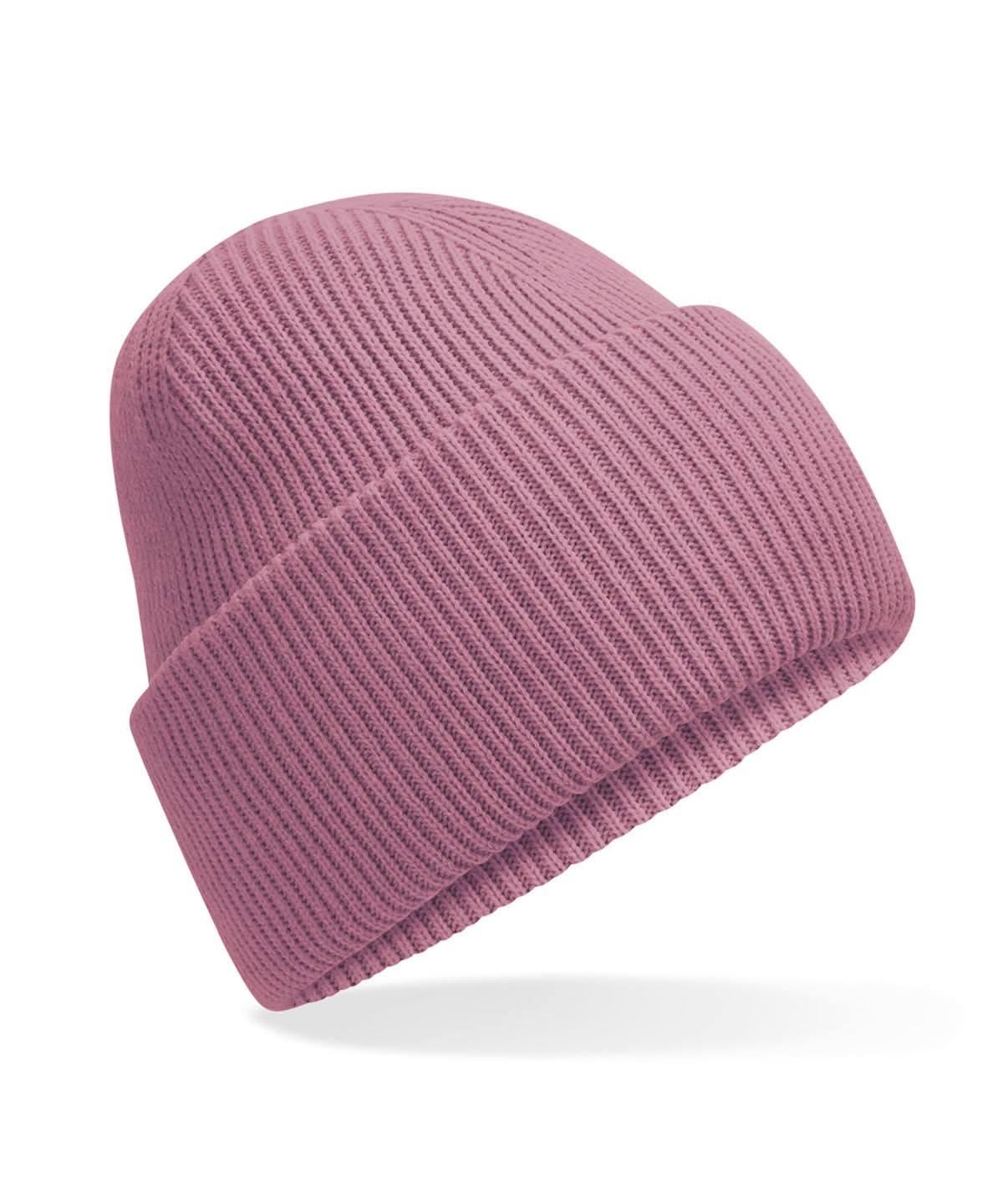 Beechfield Classic engineered deep cuffed beanie B385R - Dusty Purple One size - Customisable Beanies