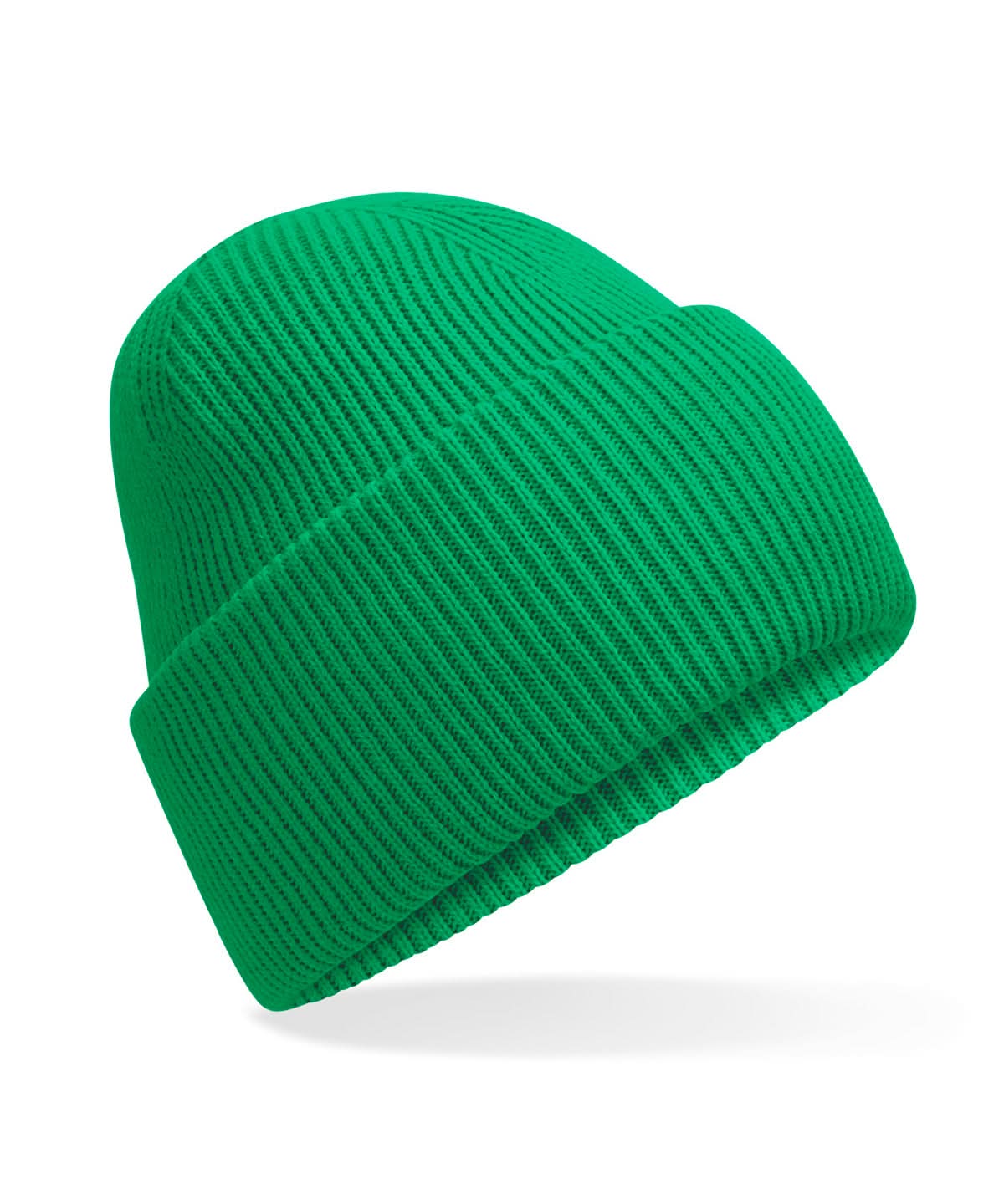 Beechfield Classic engineered deep cuffed beanie B385R - Kelly Green One size - Customisable Beanies