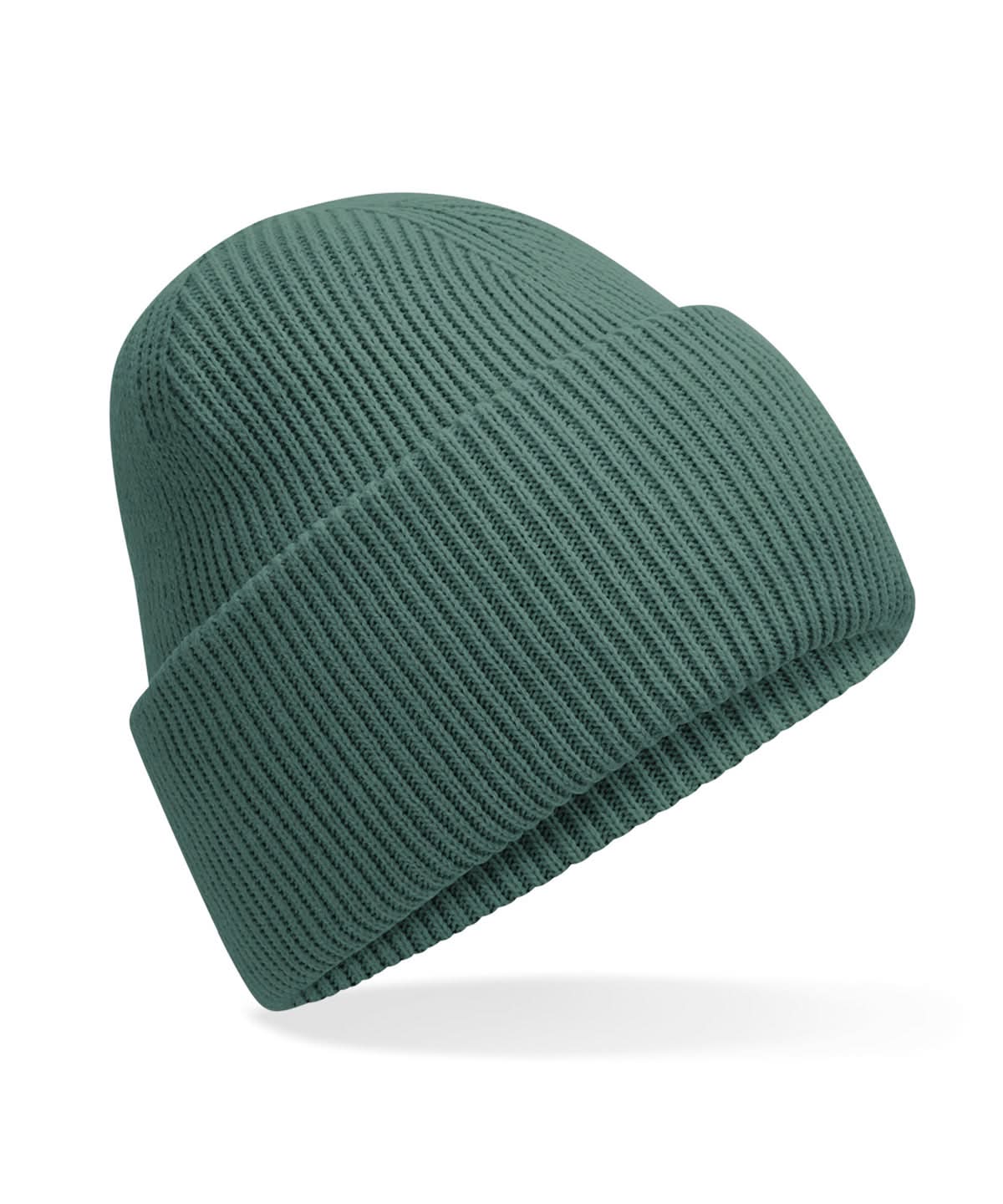 Beechfield Classic engineered deep cuffed beanie B385R - Marine Green One size - Customisable Beanies