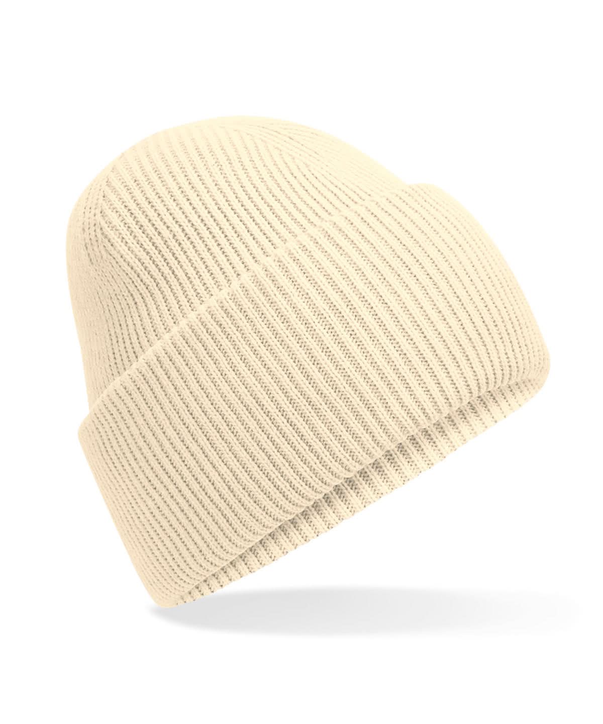 Beechfield Classic engineered deep cuffed beanie B385R - Vanilla One size - Customisable Beanies