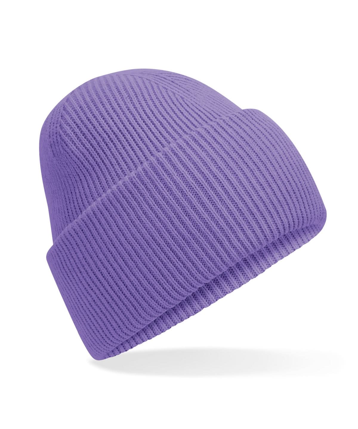 Beechfield Classic engineered deep cuffed beanie B385R - Violet One size - Customisable Beanies