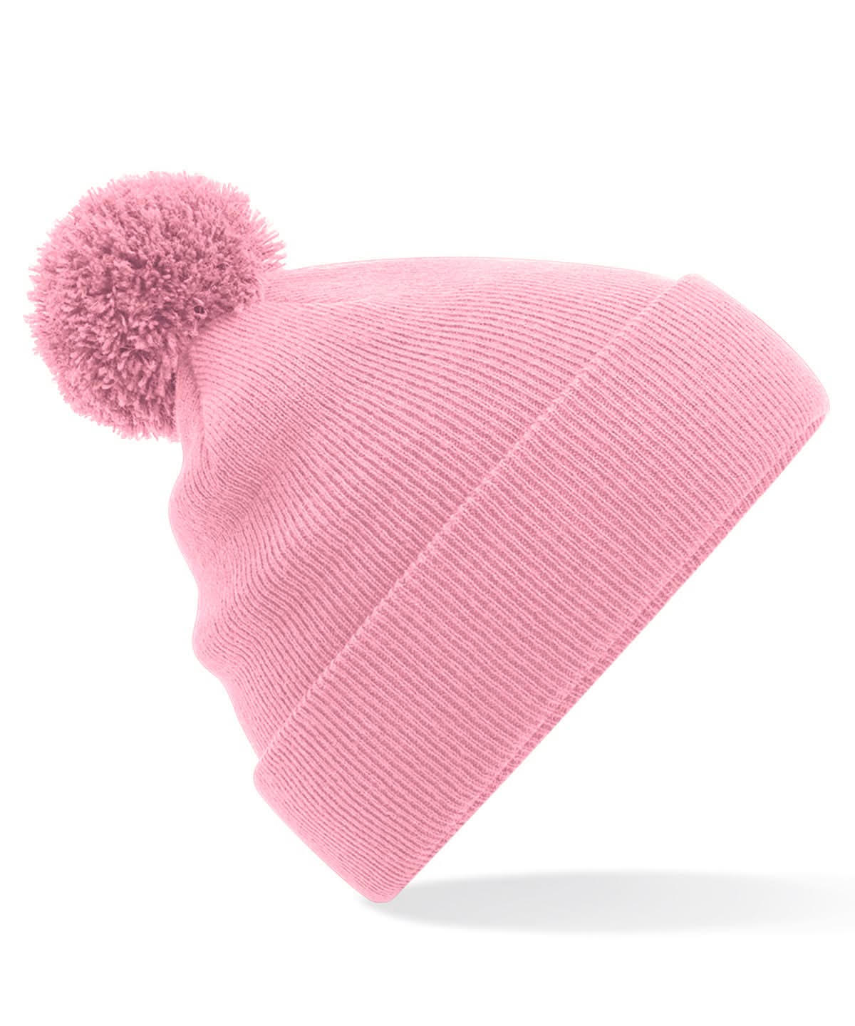 Beechfield Junior original pom pom beanie B426B - Dusky Pink One size - Customisable Beanies