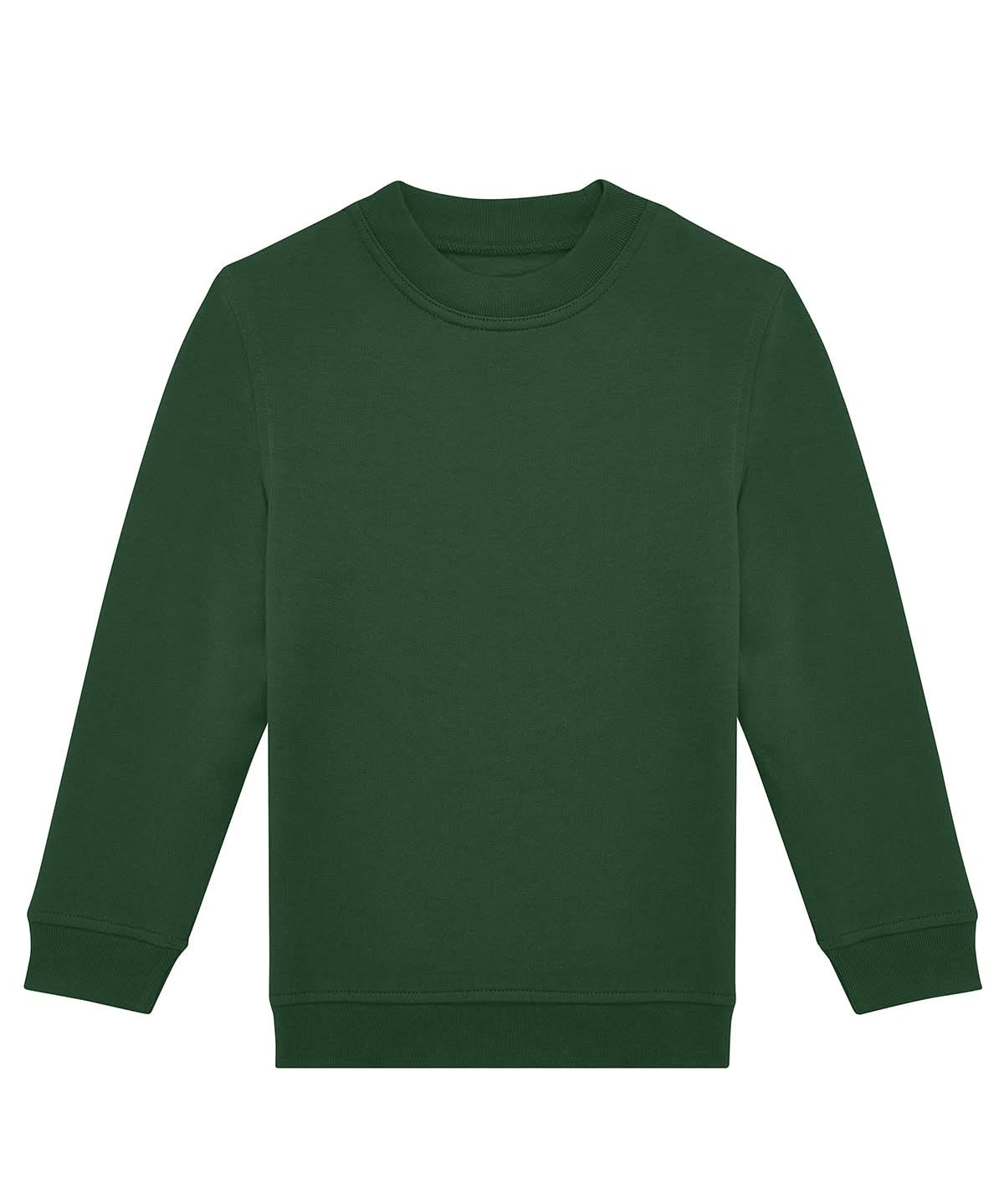 B&C Collection ID332 crew kids B430B - Bottle Green - Customisable Sweatshirts