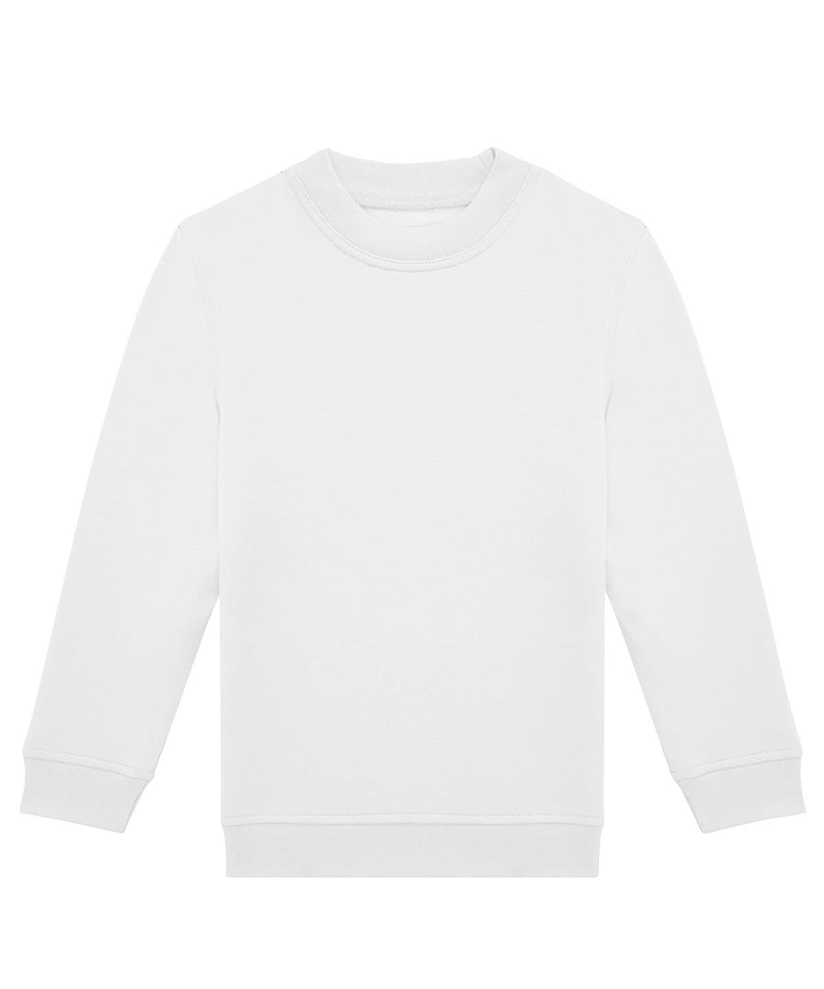 B&C Collection ID332 crew kids B430B - White - Customisable Sweatshirts