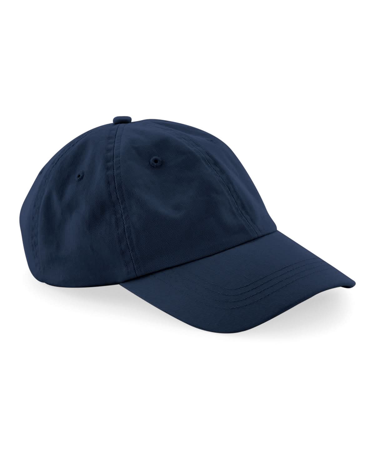 Beechfield Organic cotton 6 panel dad cap B652N - Navy One size - Customisable Caps