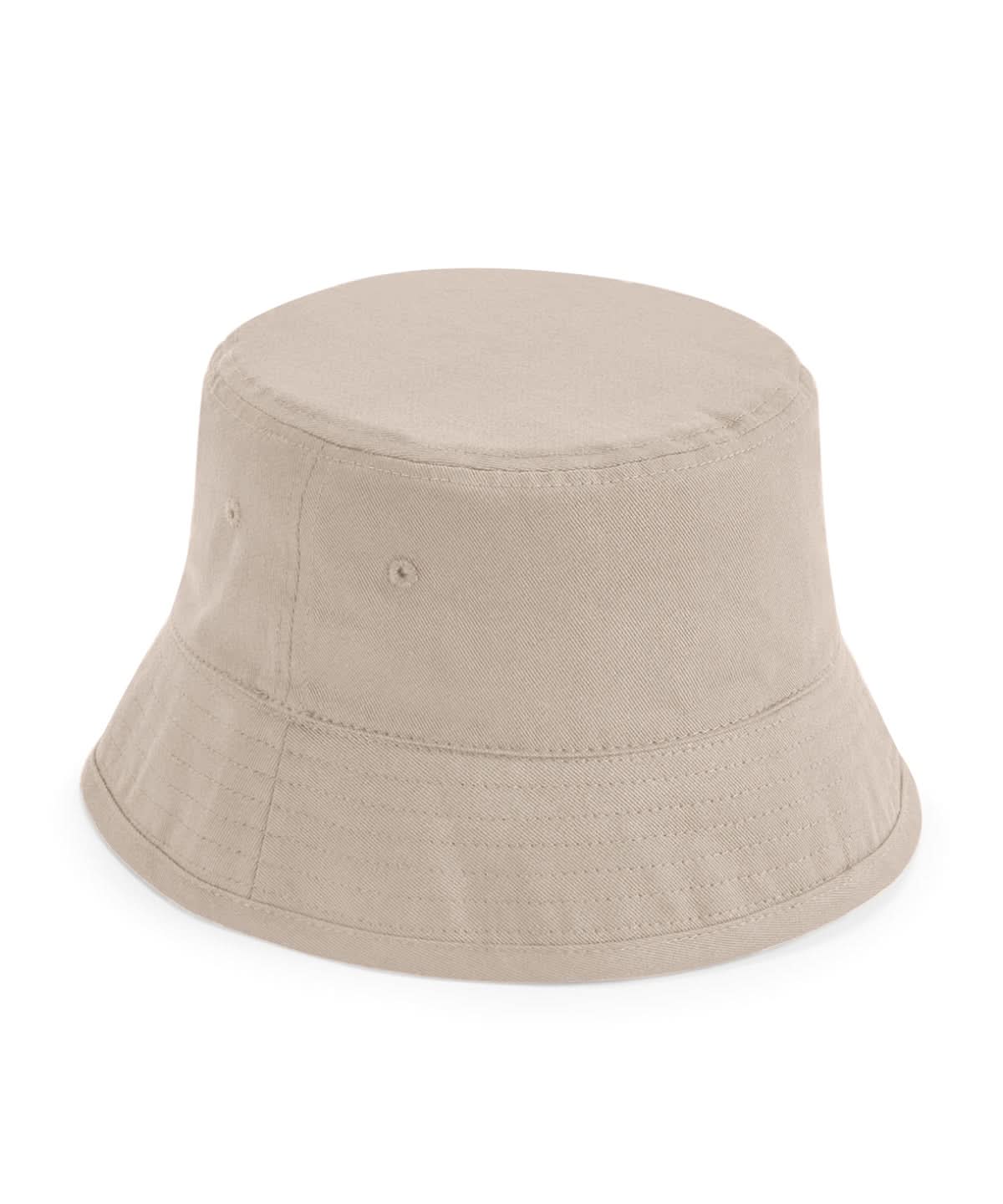 Beechfield Junior organic cotton bucket hat B90NB - Sand - Customisable Hats