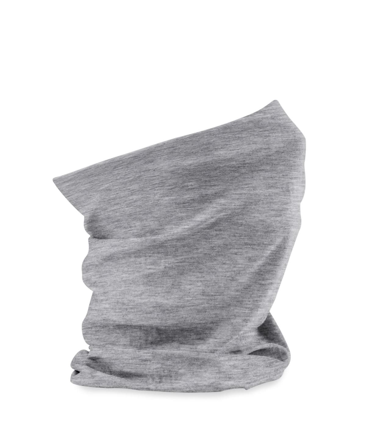 Beechfield Junior Morf premium antibacterial 3 pack B910B - Heather Grey One size - Customisable Snoods