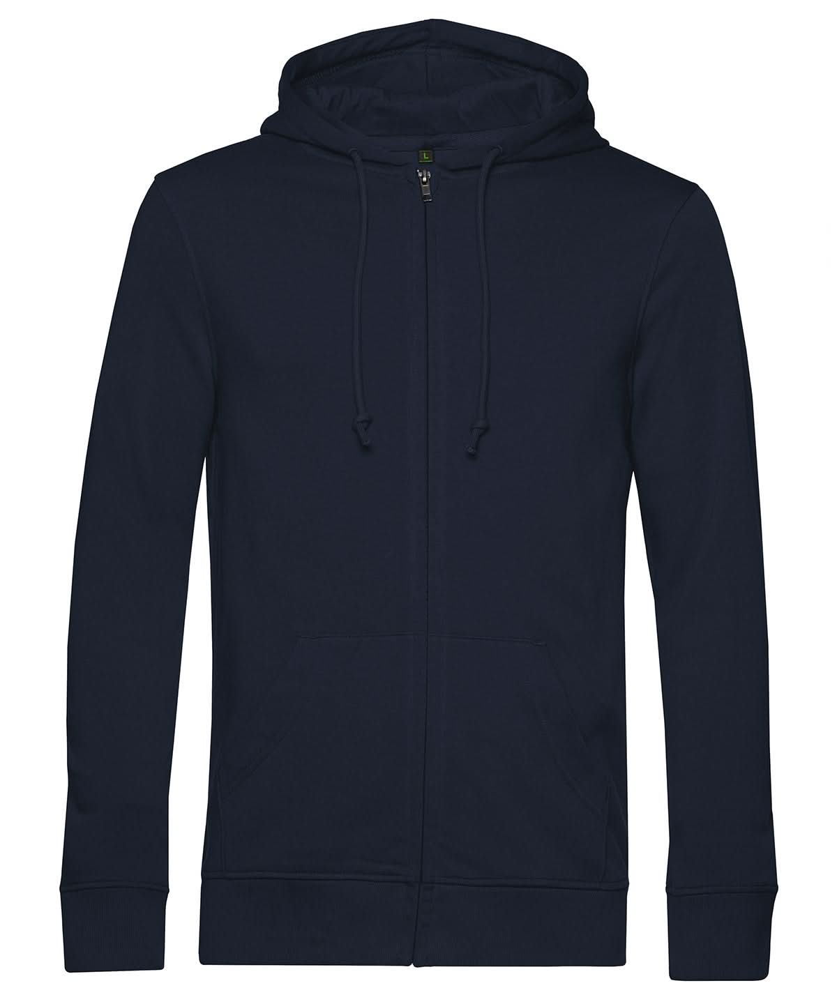 B&C Collection Inspire Zipped Hood BA002 - Navy - Customisable Hoodies