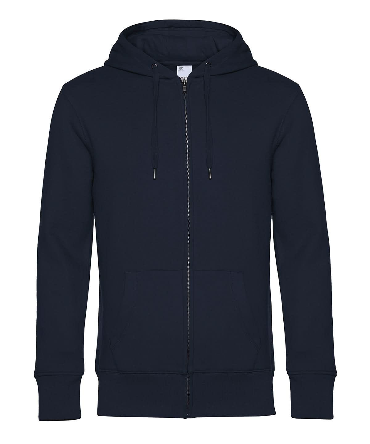B&C Collection KING Zipped Hood BA012 - Navy - Customisable Hoodies