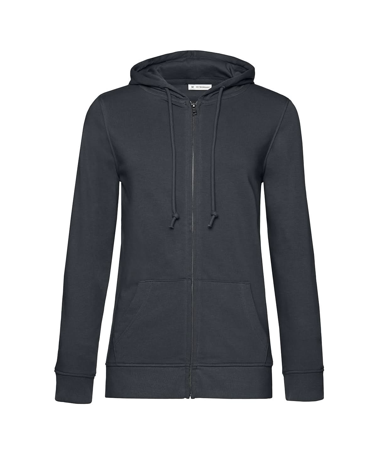 B&C Collection Inspire Zipped Hood women BA02F - Asphalt - Customisable Hoodies